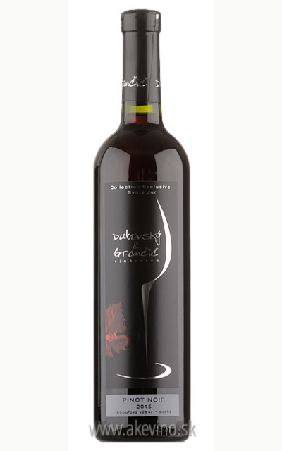 Dubovský & Grančič Pinot Noir 2015 bobuľový výber