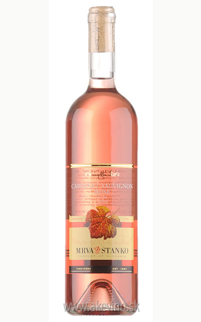 Mrva & Stanko Cabernet Sauvignon rosé 2016 akostné odrodové suché (Vinodol)