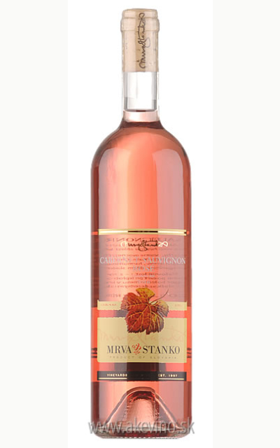 Mrva & Stanko Cabernet Sauvignon rosé 2016 akostné odrodové polosuché (Mojmírovce)