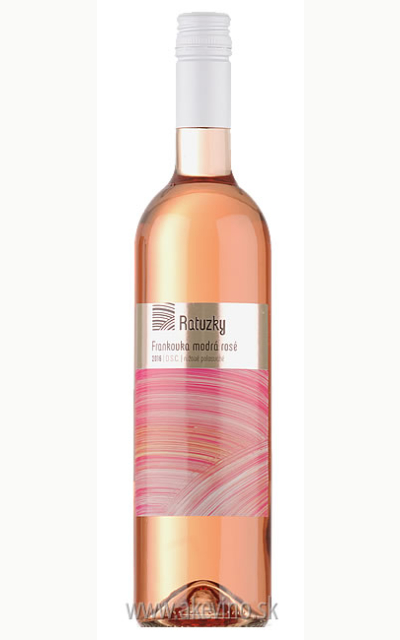 Víno Ratuzky Frankovka modrá rosé 2016 polosuché