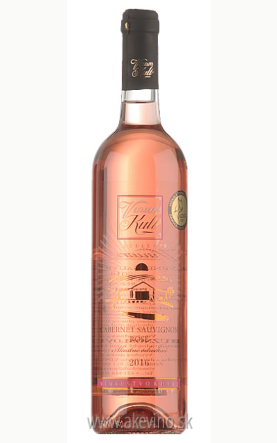Vinum Kult Cabernet Sauvignon rosé 2016 akostné odrodové polosuché