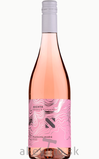 Víno Nichta Classic Frankovka modrá rosé 2022 akostné odrodové polosladké
