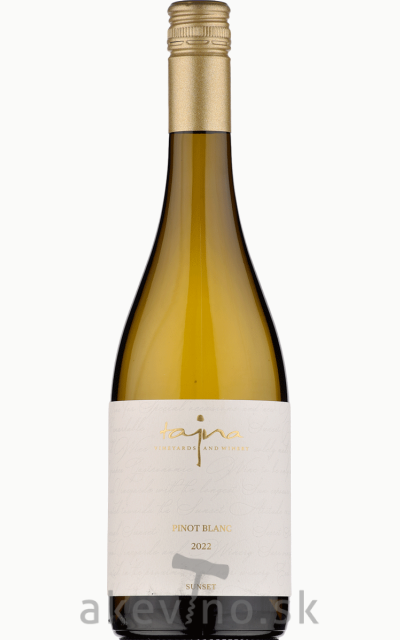 Víno Tajna Pinot blanc Sunset 2022 polosuché