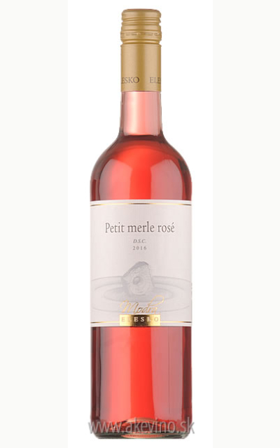 Elesko Petit Merle rosé 2016 akostné značkové polosuché