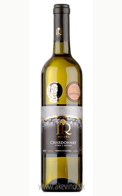 HR Winery Chardonnay 2015 výber z hrozna