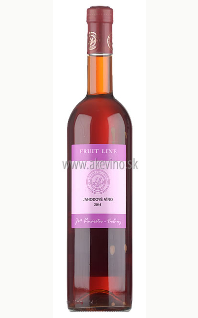 JM Vinárstvo Doľany FRUIT LINE Jahodové víno 2014