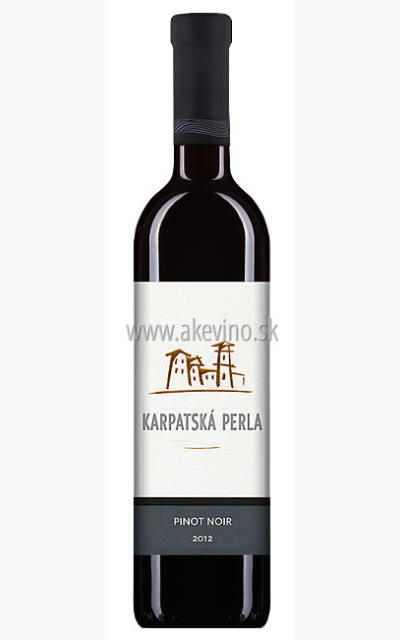 Karpatská Perla Pinot Noir 2012 výber z hrozna