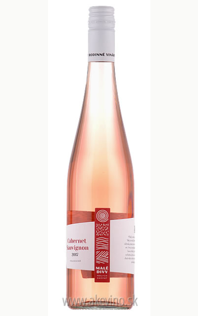 Malé divy Cabernet sauvignon rosé 2017 polosuché