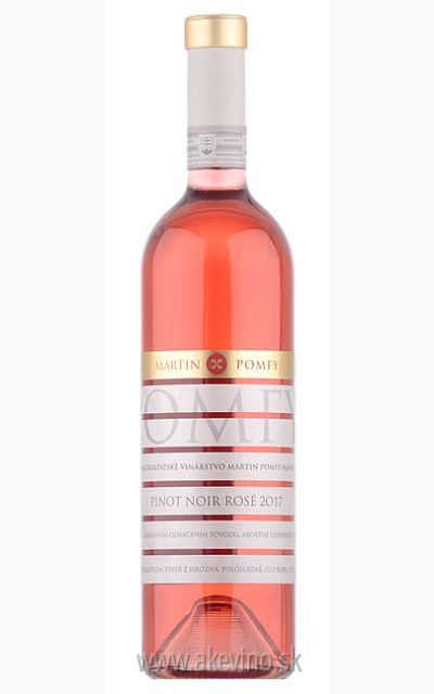 Martin Pomfy - MAVÍN Pinot Noir rosé 2017 výber z hrozna polosladké