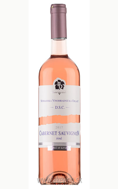 PD Mojmírovce Cabernet Sauvignon rosé 2017 akostné odrodové