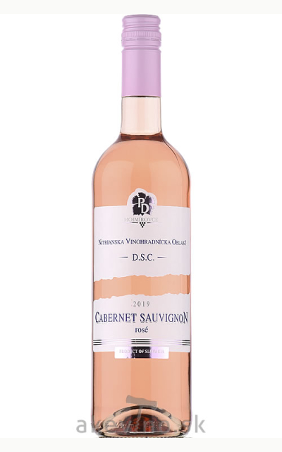 PD Mojmírovce Cabernet Sauvignon rosé 2019 akostné odrodové