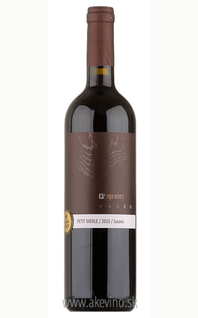 Repa Winery OAKED Petit Merle (Merlot) 2015 akostné značkové