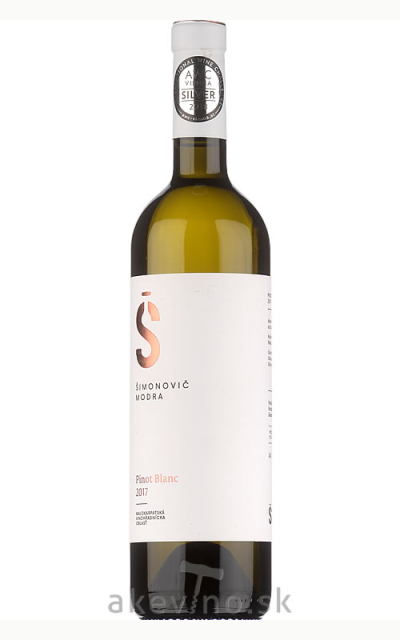 Šimonovič Pinot blanc 2017 výber z hrozna