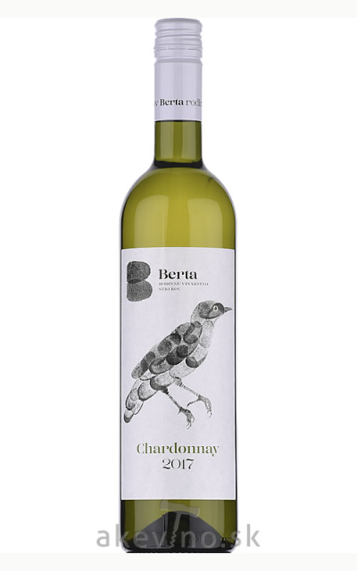 Vinárstvo Berta Chardonnay 2017 akostné odrodové