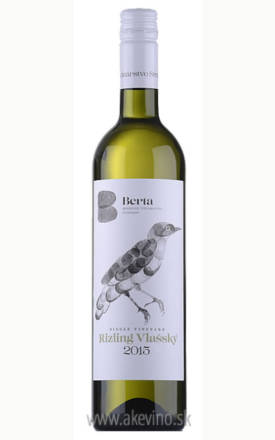 Vinárstvo Berta Rizling vlašský single vineyard 2015 akostné odrodové