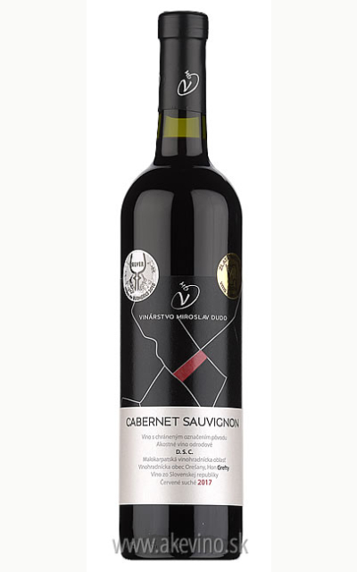 Víno Dudo Cabernet Sauvignon 2017 akostné odrodové