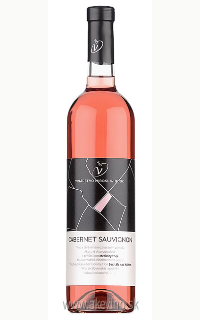 Víno Dudo Cabernet Sauvignon rosé 2018 neskorý zber polosuché