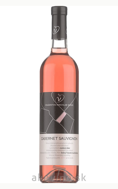 Víno Dudo Cabernet Sauvignon rosé 2019 neskorý zber polosuché