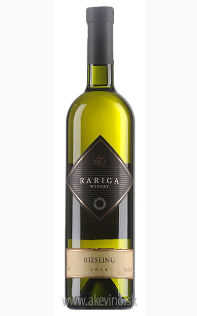 Víno Rariga Riesling 2014 akostné odrodové polosuché