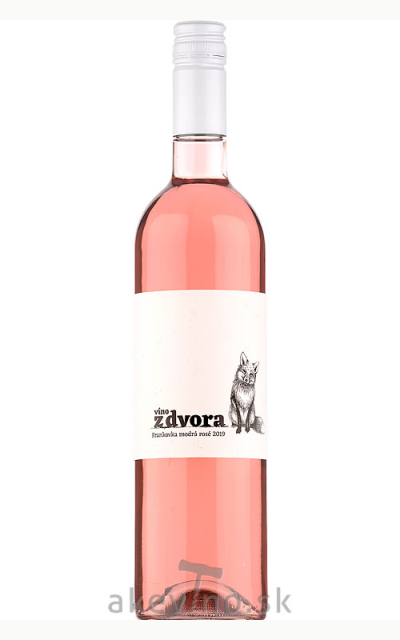 Víno z dvora Frankovka modrá rosé 2019 polosladké