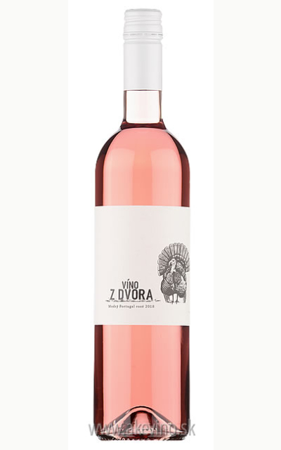 Víno z dvora Modrý Portugal rosé 2018 polosladké