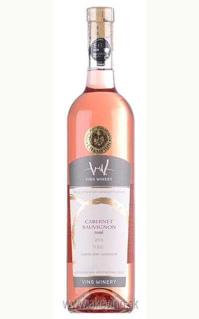 Vins Winery Cabernet Sauvignon rosé 2015 neskorý zber polosuché