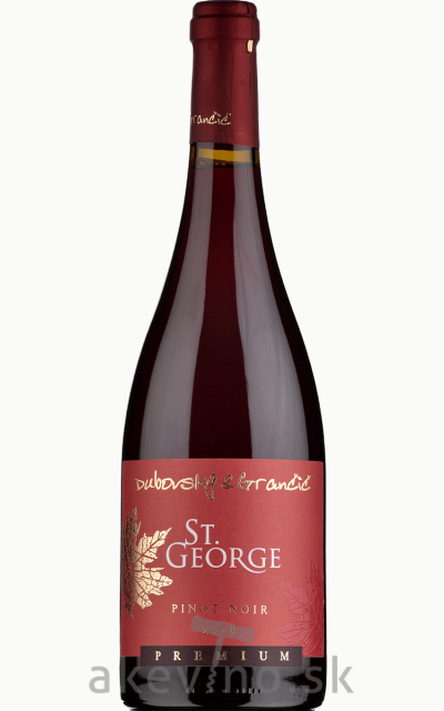 Dubovský & Grančič St. George Pinot Noir 2019 výber z hrozna