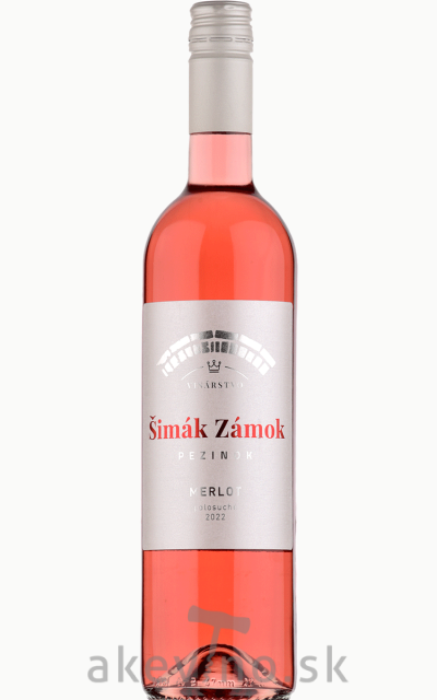 Šimák Zámok Pezinok Merlot rosé 2022 polosuché