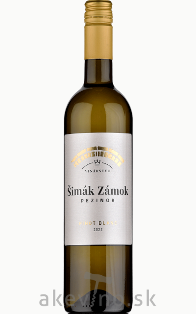 Šimák Zámok Pezinok Pinot blanc 2022 akostné odrodové