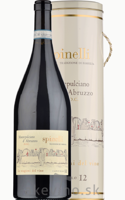 Spinelli Stagioni del vino Montepulciano d'Abruzzo DOC 2020 gift can Magnum 1.5L