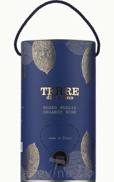 Terre di Faiano Rosso Puglia Organic 2020 Bag-In-Box 2.25l