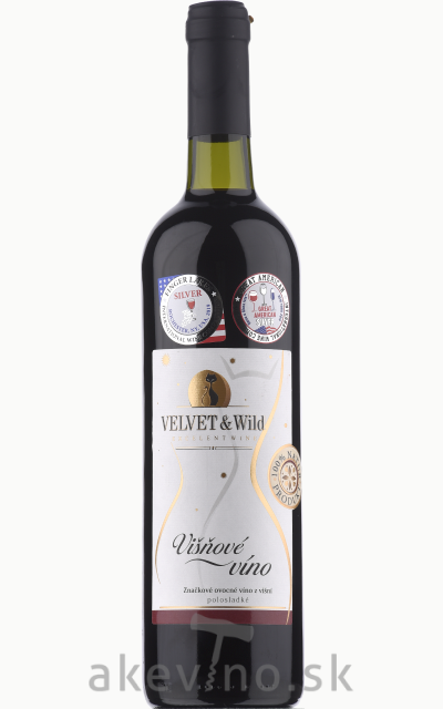 Velvet & Wild Višňové víno polosladké