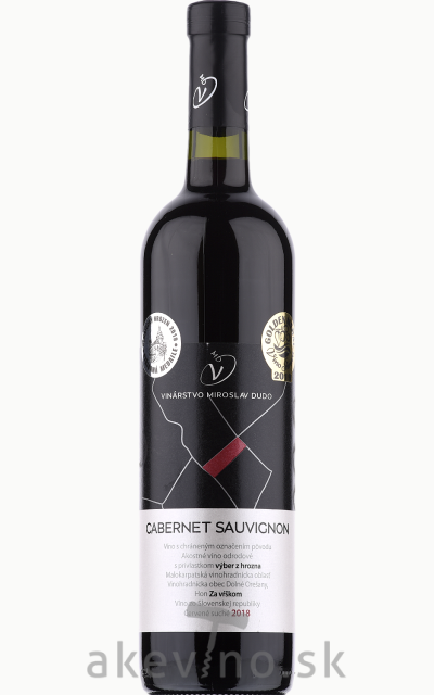 Víno Dudo Cabernet Sauvignon 2018 výber z hrozna
