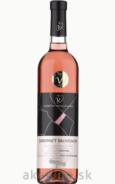 Víno Dudo Cabernet Sauvignon rosé 2020 neskorý zber polosuché