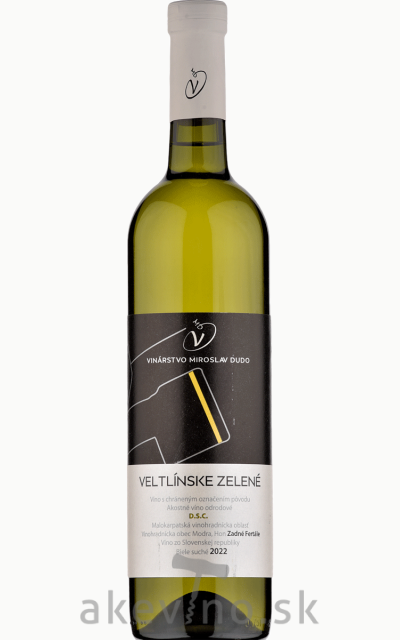 Víno Dudo Veltlínske zelené 2022 akostné odrodové