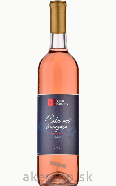 Víno Kmeťo Cabernet sauvignon rosé 2021 akostné odrodové