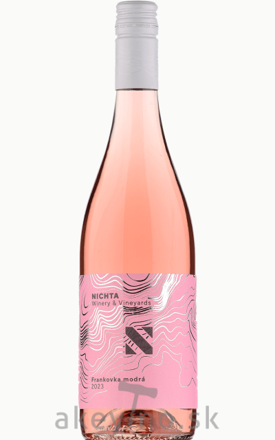 Víno Nichta Classic Frankovka modrá rosé 2023 akostné odrodové polosladké