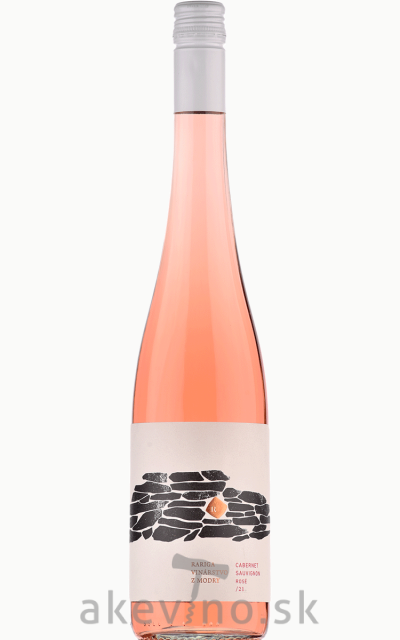Víno Rariga Cabernet Sauvignon rosé 2021 akostné odrodové polosuché