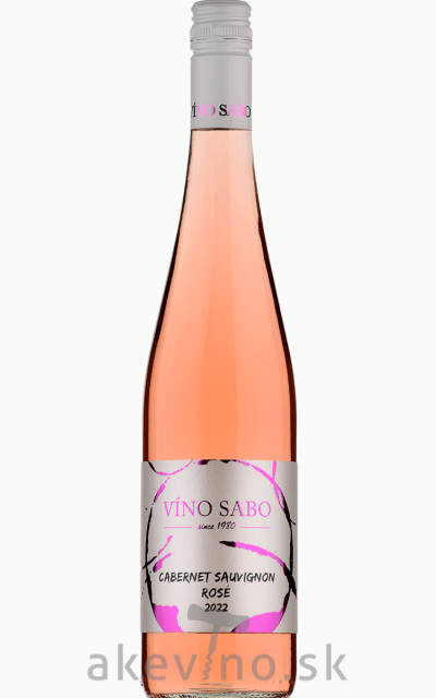Víno Sabo Cabernet sauvinon rosé 2022 polosuché