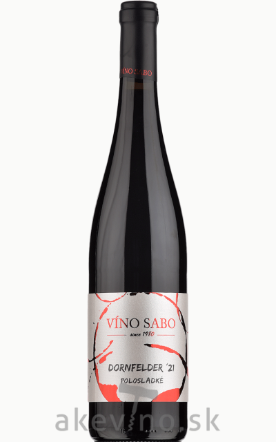 Víno Sabo Dornfelder 2021 polosladké