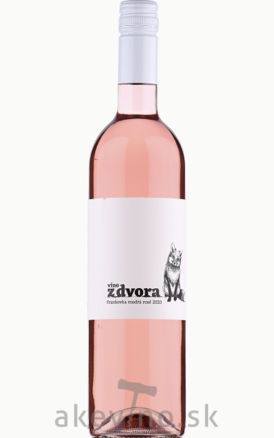 Víno z dvora Frankovka modrá rosé 2020 polosuché
