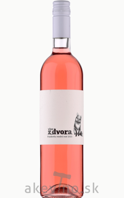 Víno z dvora Frankovka modrá rosé 2023 polosuché