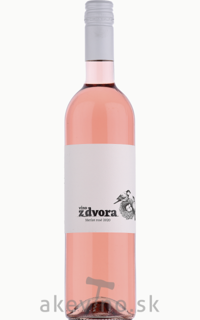 Víno z dvora Merlot rosé 2020
